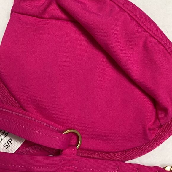 New. L*SPACE pink push up bikini top. Small. Retails $119 - Picture 10 of 11